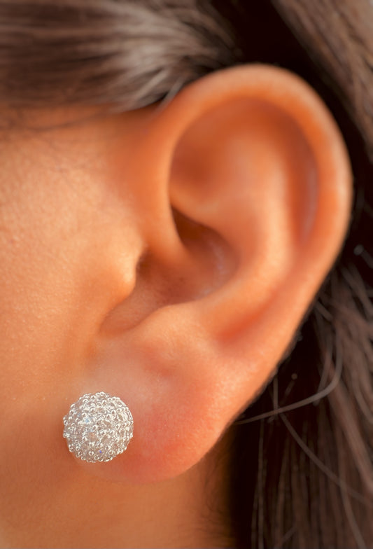 Aretes Bolitas Elegantes
