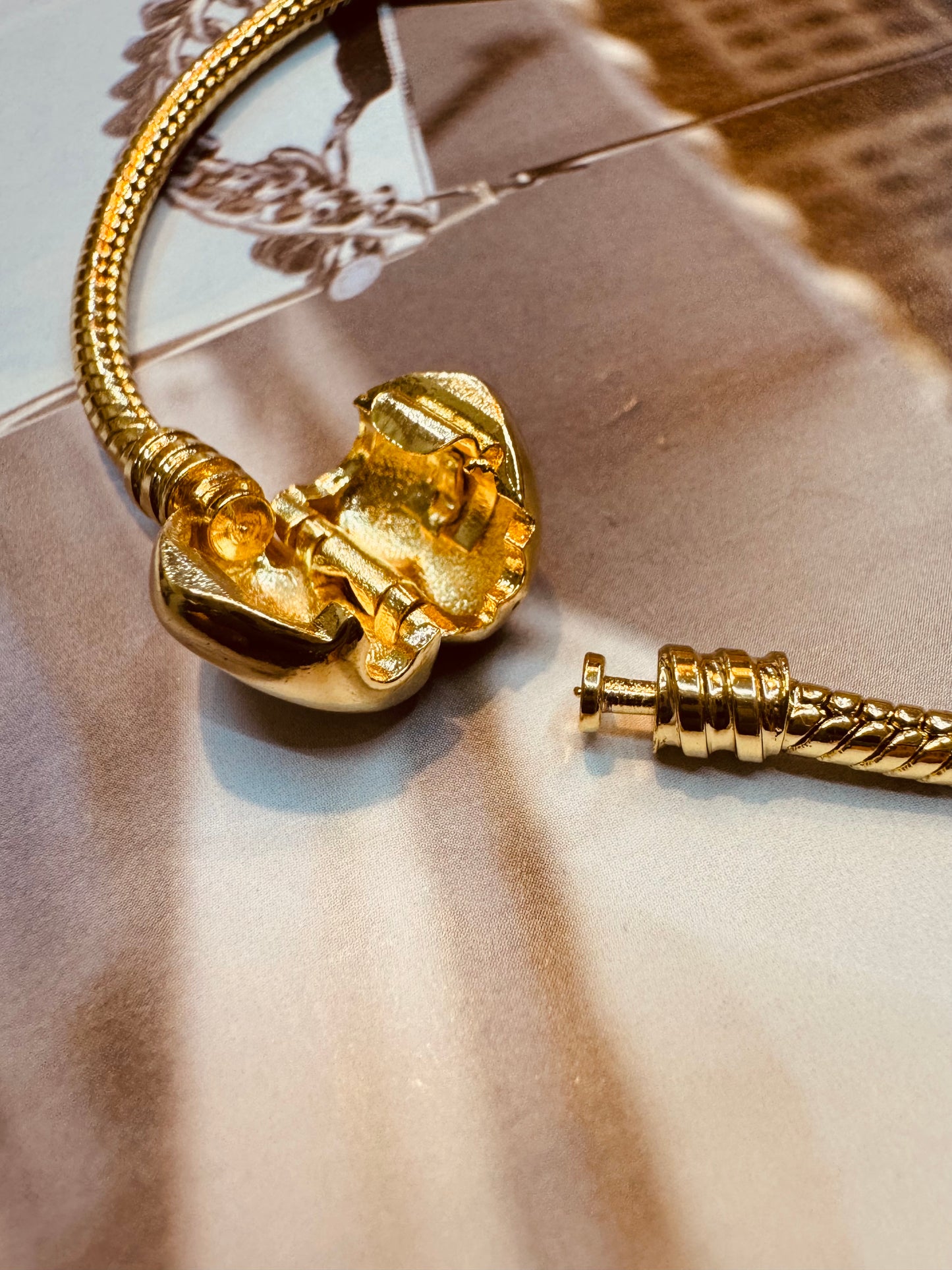 Collar de Corazón para Charms”