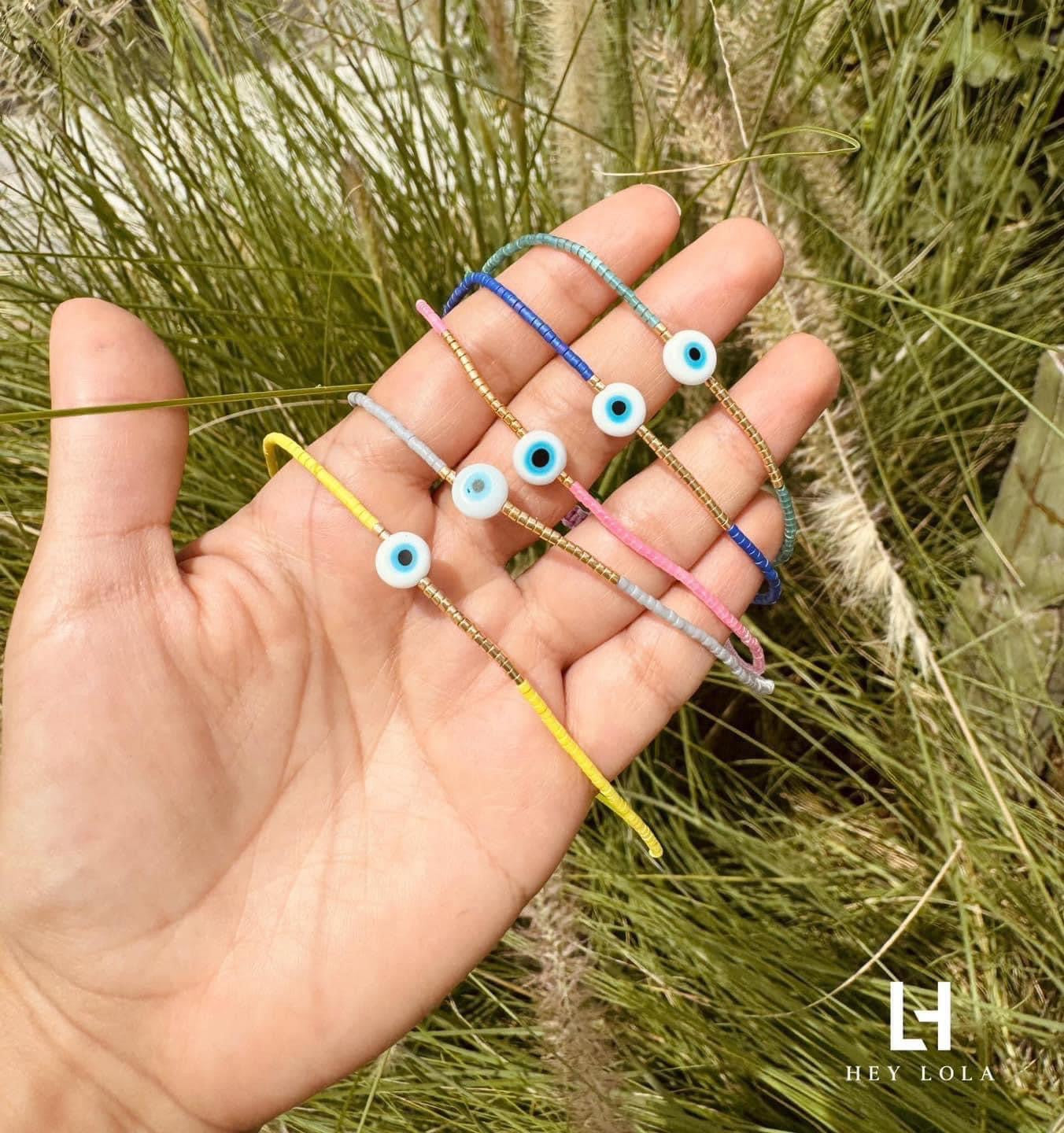 Pulseras de Ojo Turco en Colores Vibrantes