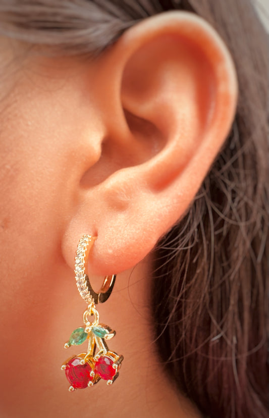 Aretes Cherry Bling