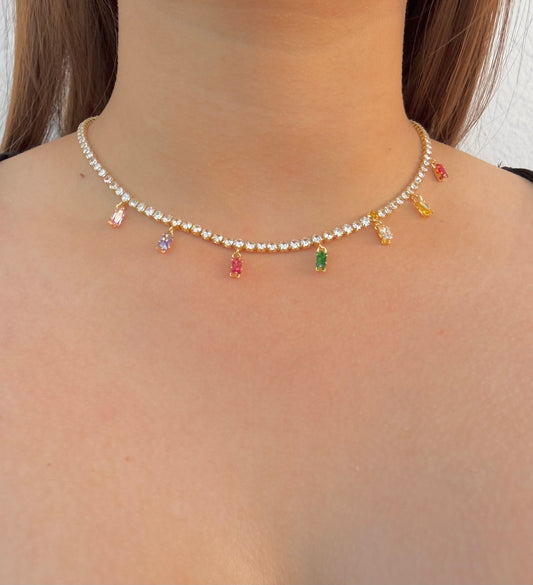 Collar Tennis Multicolor Charm