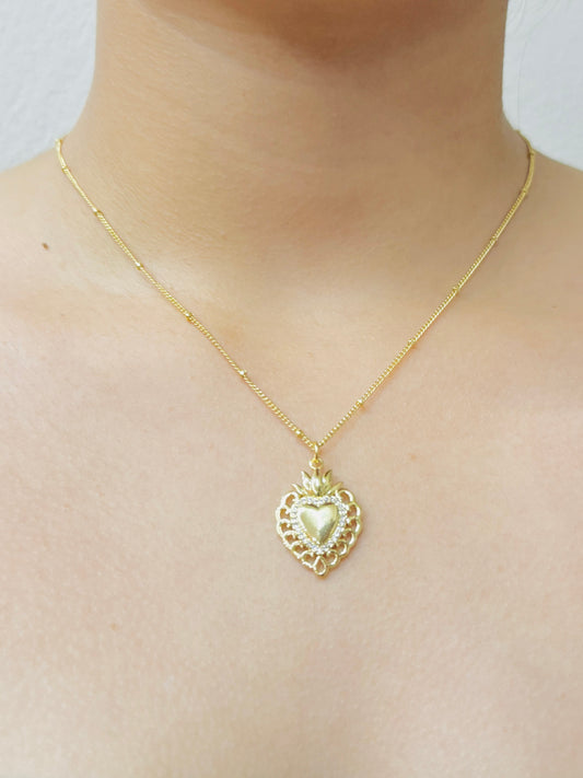 Collar Corazón Milagrito
