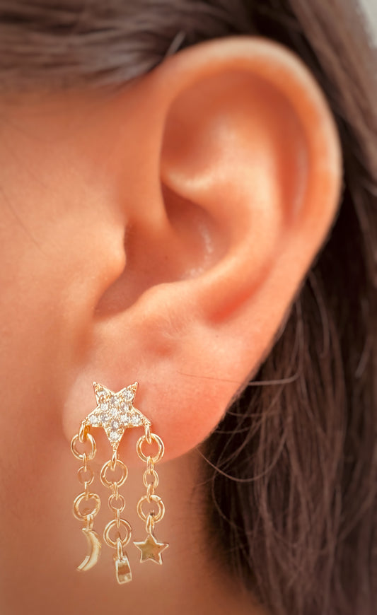 Aretes Falling Stars