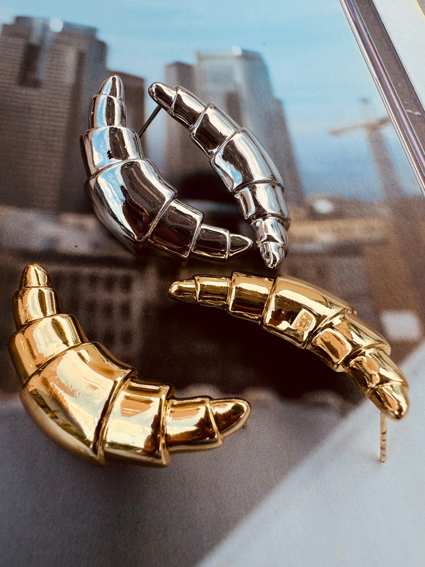 Aretes Croissant - Edición Dual ✨