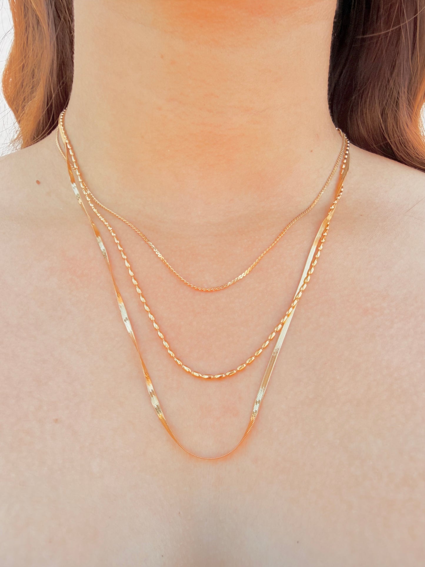 Collar Triple Cadena Essential