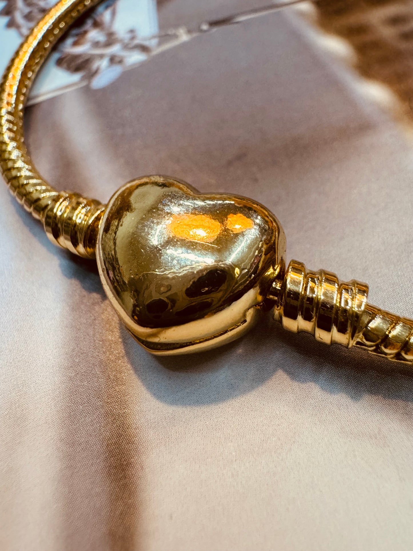 Collar de Corazón para Charms”