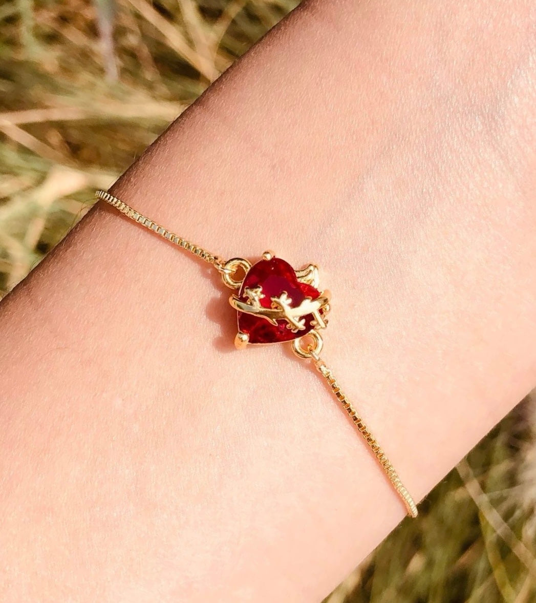 Pulsera Corazón Místico