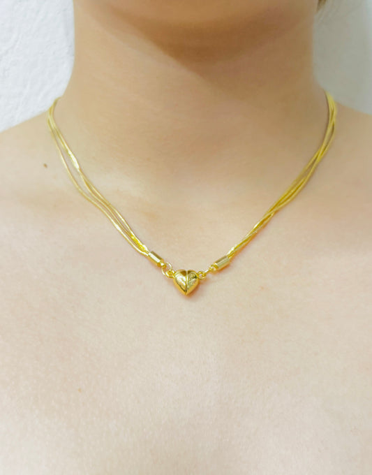 Collar Corazón Magnético