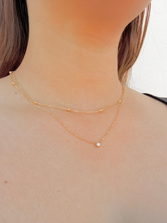 Collar Doble Punto de Luz