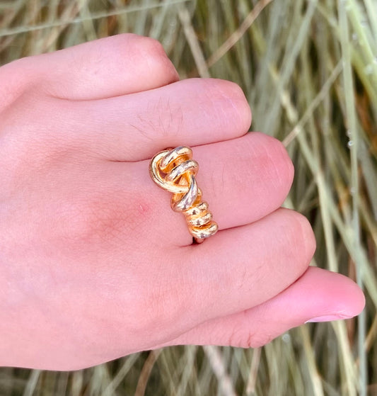 Anillo Nudo Dorado