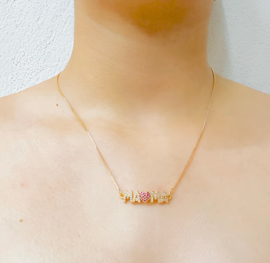 Collar Mamá Love Pink