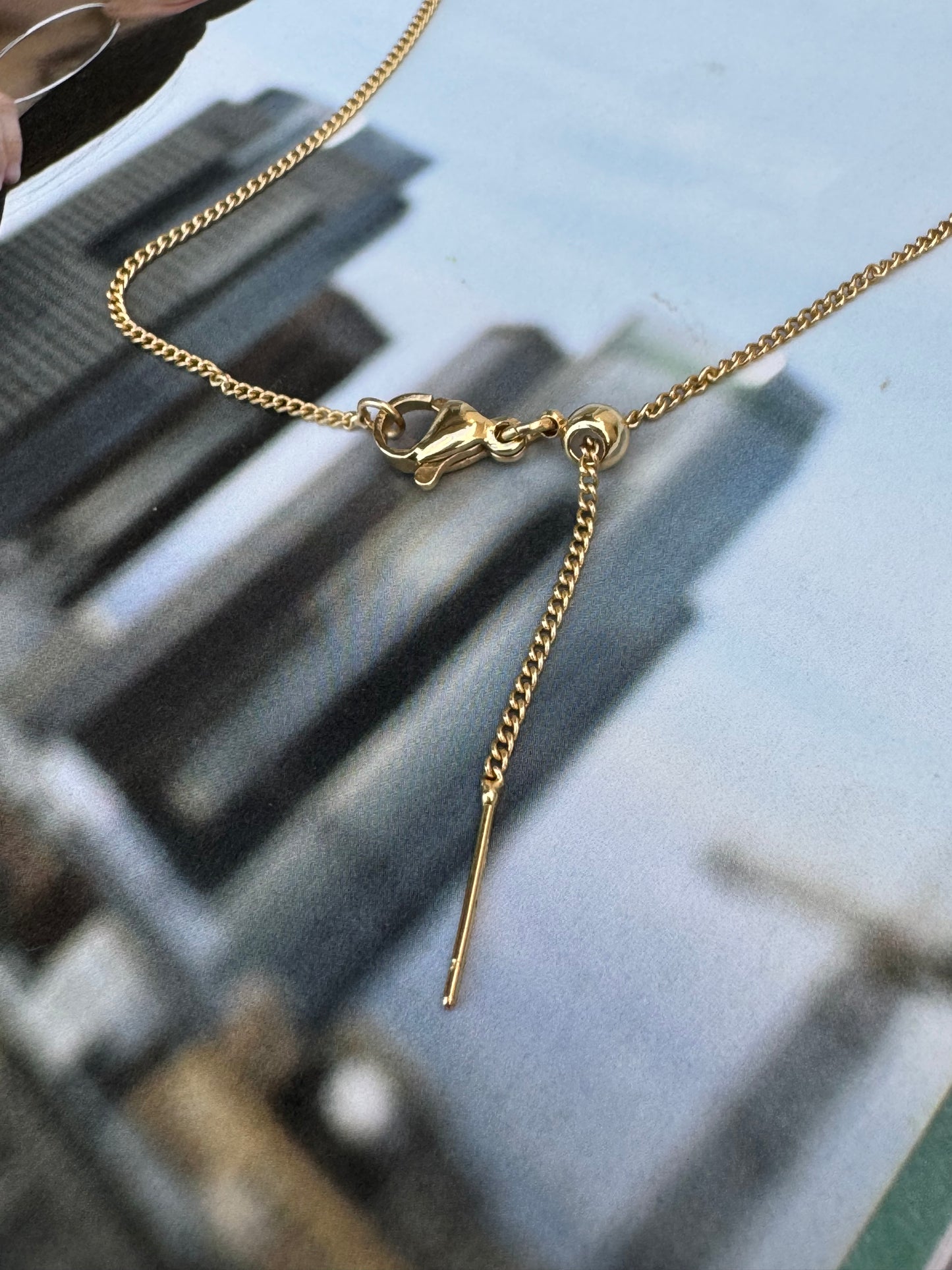 Collar Inicial con perlas