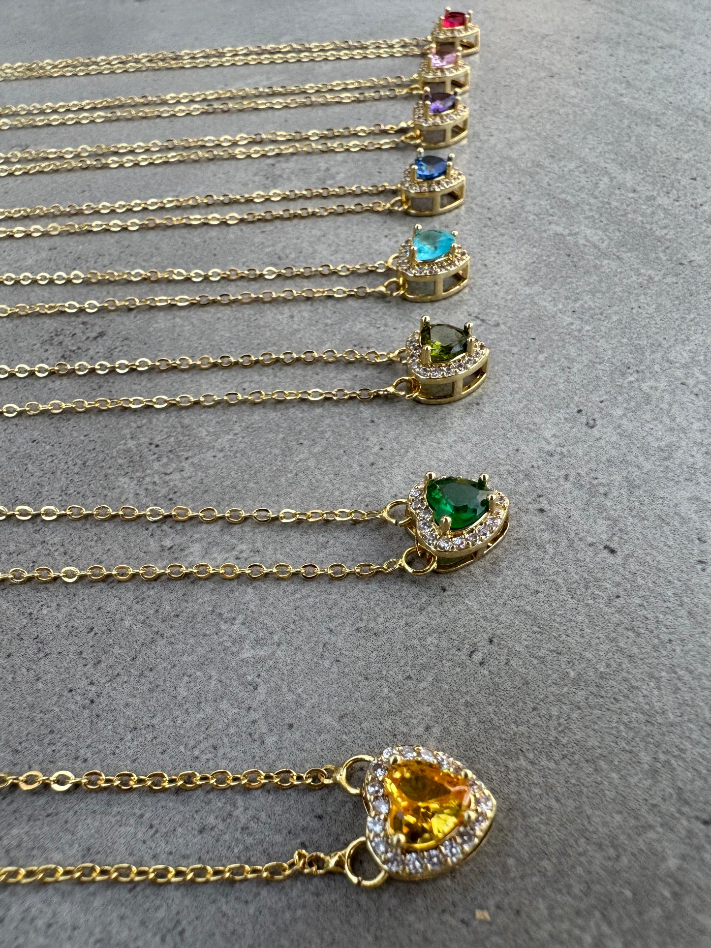 Collar Mini Corazón – Multicolor