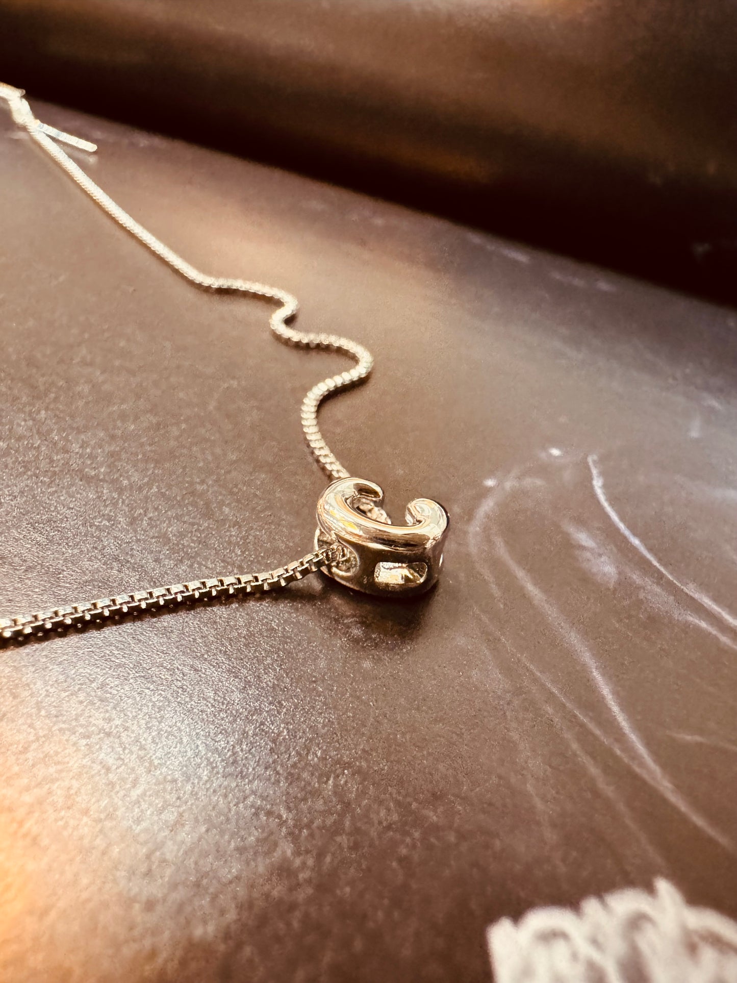Collar con Inicial plata Personalizable / Heylola
