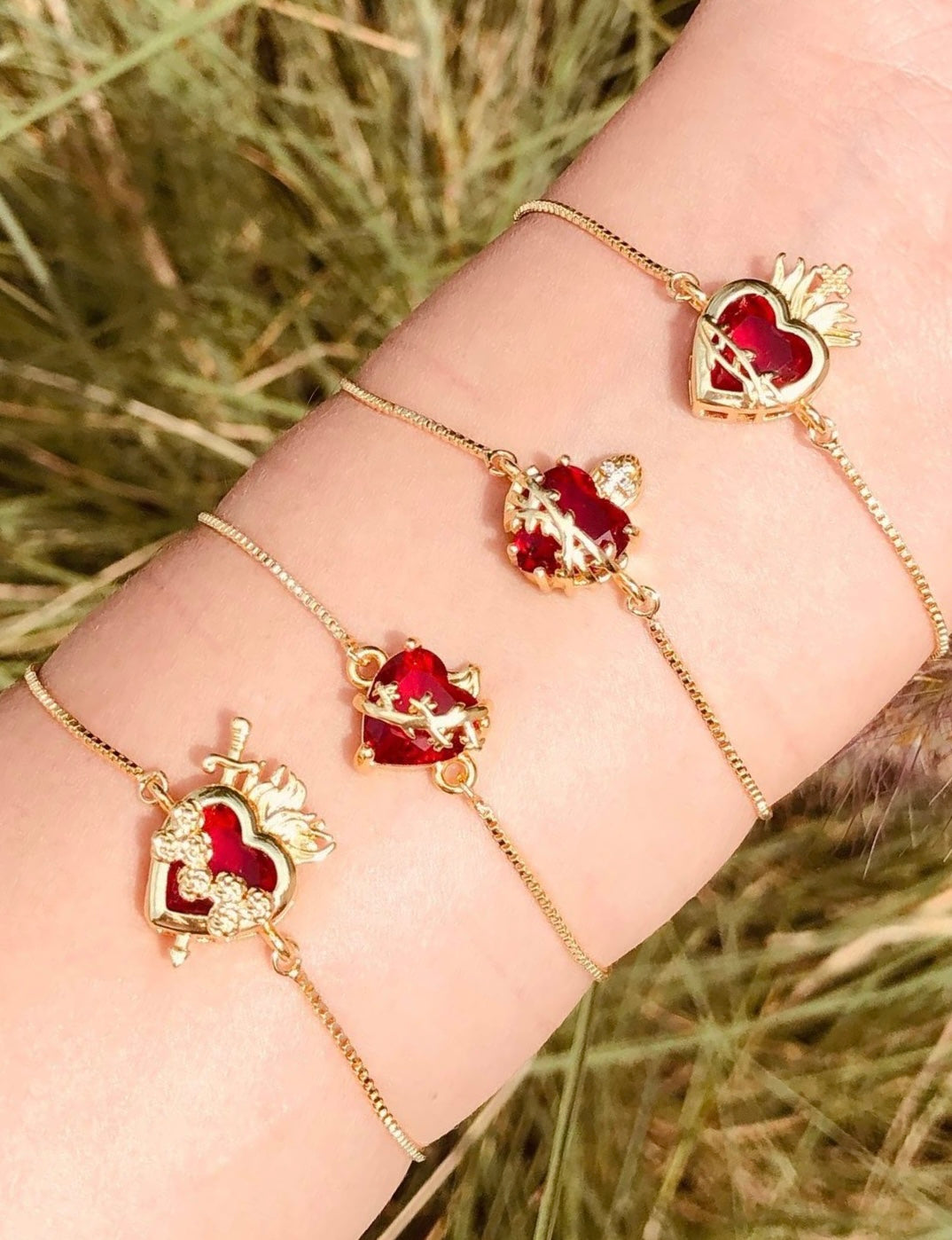 Pulsera Corazón Místico