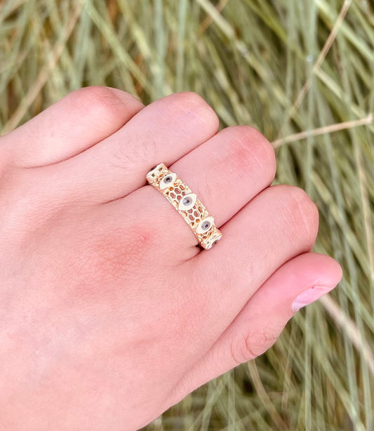 Anillos de Panal con Ojos de Protección