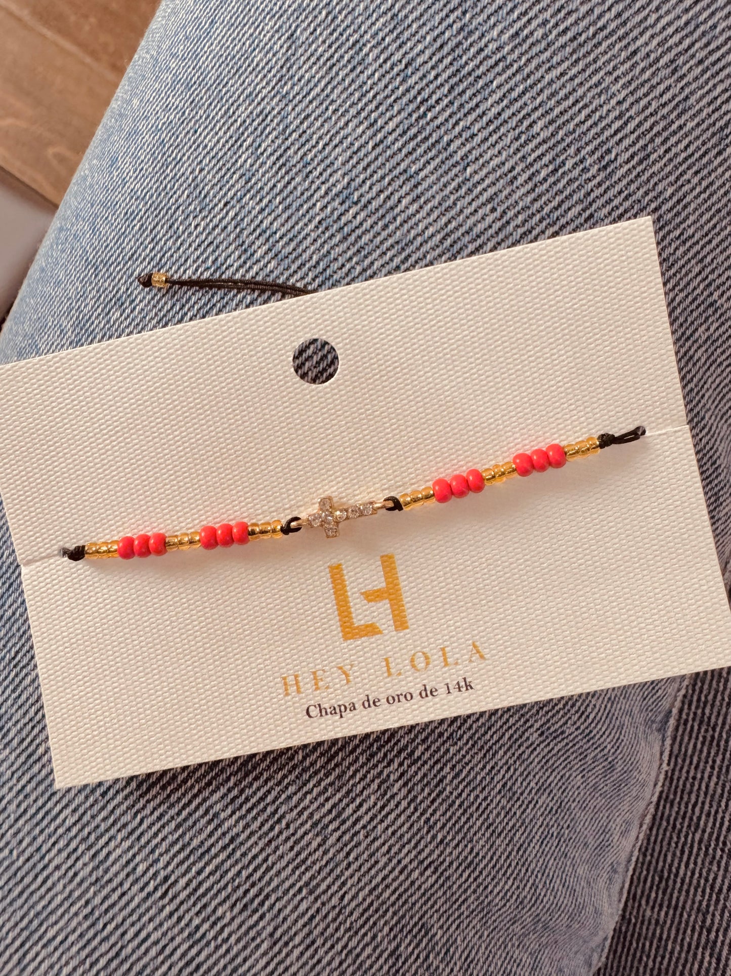 Pulsera Beads de Cruz
