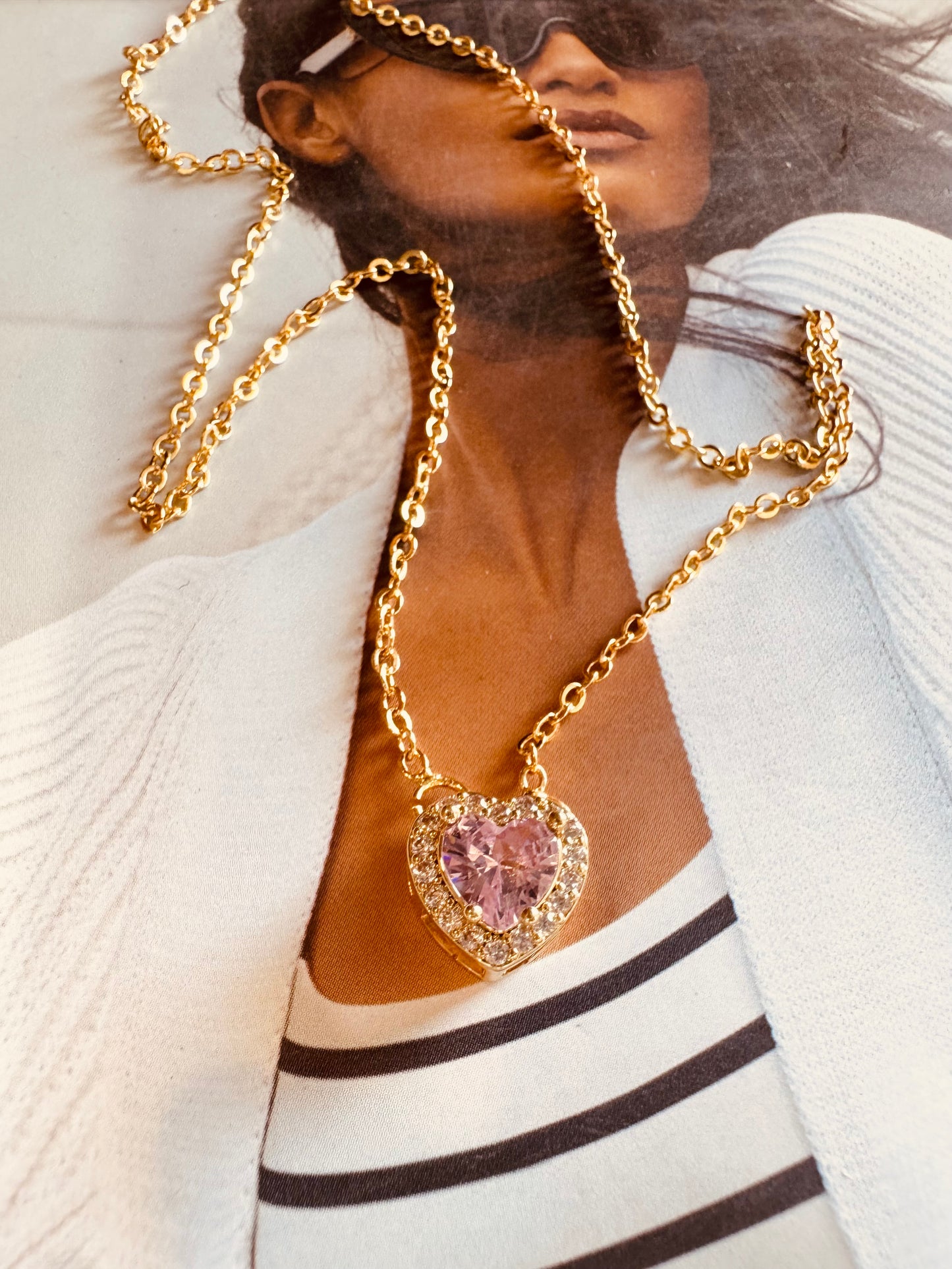 Collar Mini Corazón – Multicolor