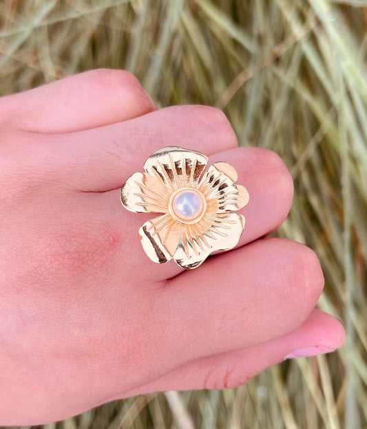 Anillo Flor Tropical