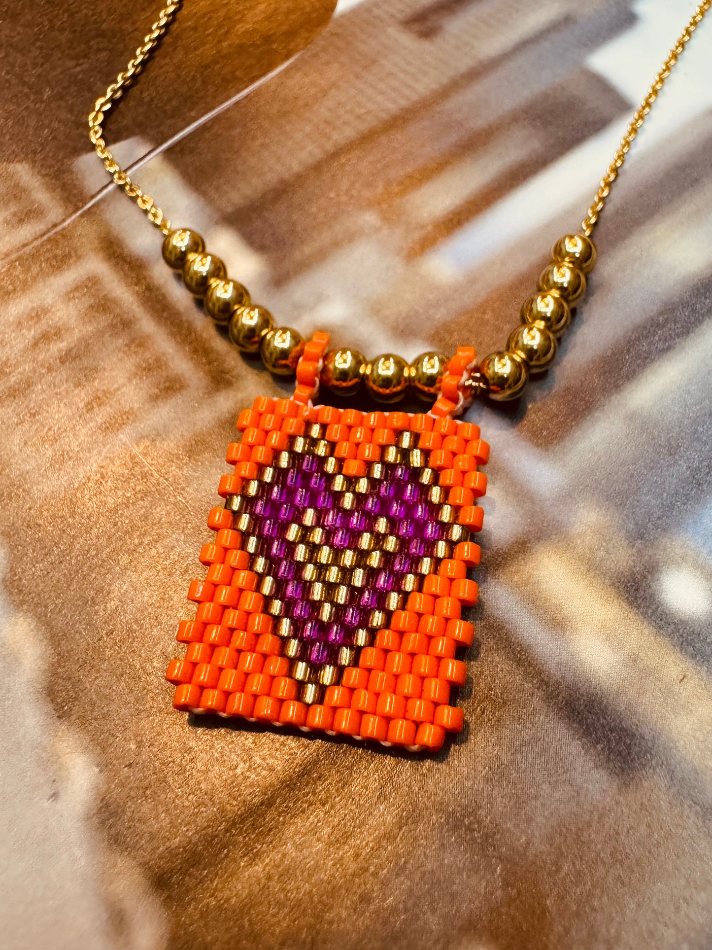 Collar Corazón Artesanal