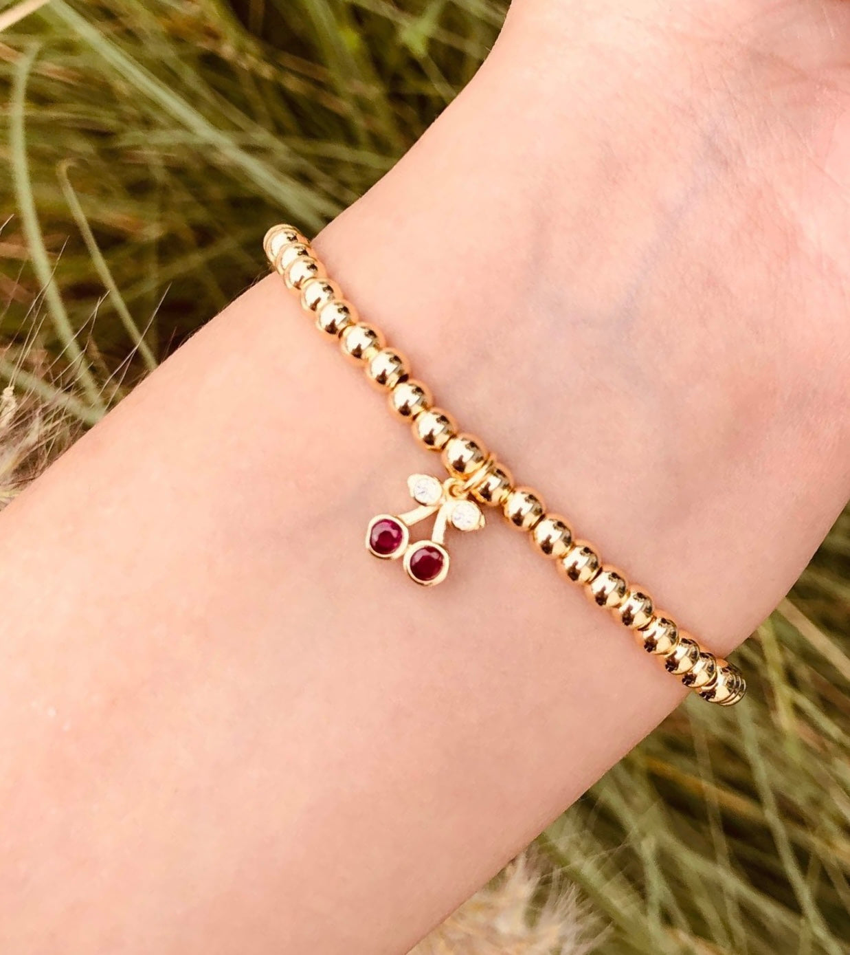 Pulsera Cherry Sparkle