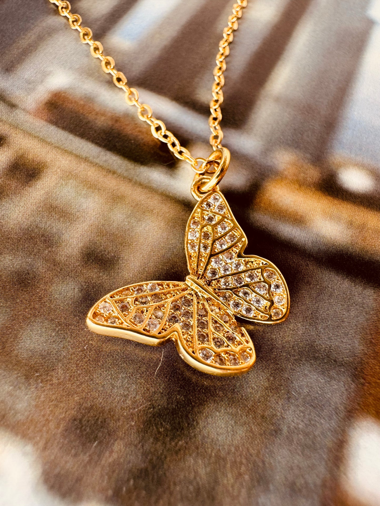 Collar Mariposa Brillante